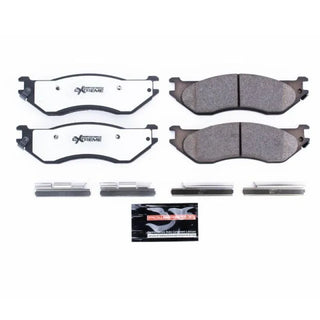 PowerStop Z36 Truck & Tow Brake Pads (FRONT): Dodge Durango (04-06) / Ram 1500 (02) w/ Hardware