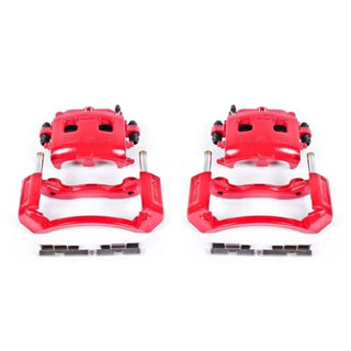 PowerStop Red Calipers (FRONT): Dodge Ram 1500 2002 - 2005 w/ Brackets