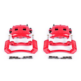 PowerStop Red Calipers (FRONT): Dodge Ram 1500 2002 - 2005 w/ Brackets