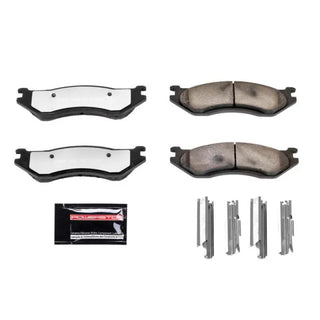 PowerStop Z36 Truck & Tow Brake Pads (FRONT): Dodge B1500 (98) / Durango (03) / Ram 1500 (00-05) / Ram 1500 Van (99-03) w/ Hardware