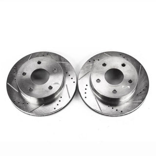 PowerStop Evolution Drilled & Slotted Rotors (FRONT): Dodge Ram 1500 2000 - 2001