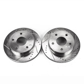PowerStop Evolution Drilled & Slotted Rotors (FRONT): Dodge Ram 1500 2000 - 2001