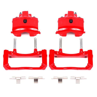 PowerStop Red Calipers w/ Brackets (REAR): Dodge Durango / Ram 1500 (02-24)