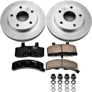 PowerStop Z17 Evolution Geomet Coated Brake Kit (FRONT): Dodge Ram 1500 1994 - 1999