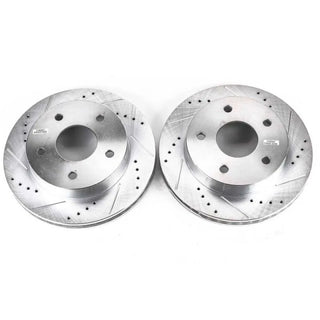 PowerStop Evolution Drilled & Slotted Rotors (FRONT): Dodge Ram 1500 2000 - 2001
