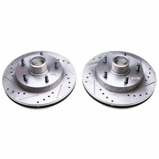PowerStop Evolution Drilled & Slotted Rotors (FRONT): Dodge Ram 1500 1994 - 1999