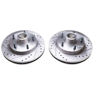 PowerStop Evolution Drilled & Slotted Rotors (FRONT): Dodge Ram 1500 1994 - 1999