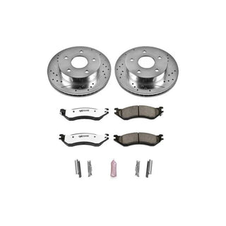 PowerStop Z36 Truck & Tow Brake Kit (FRONT): Dodge Ram 1500 2000 - 2001