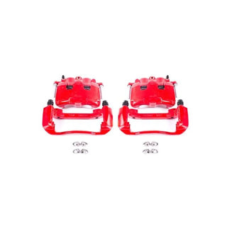 PowerStop Red Calipers (FRONT): Dodge Dakota (05-08) / Ram 1500 (06-08) w/ Brackets