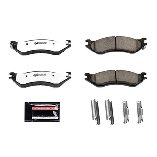 PowerStop Z36 Truck & Tow Brake Pads (FRONT OR REAR): Dodge Ram 1500 (04-08) w/ Hardware