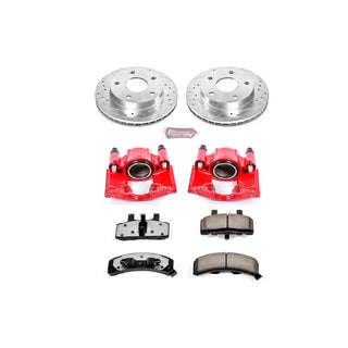 PowerStop Z36 Truck & Tow Brake Kit (FRONT): Dodge Ram 1500 1994 - 1999 w/ Calipers