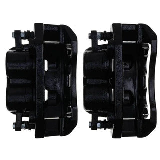 PowerStop Black Calipers (FRONT): Dodge Dakota / Durango / Ram 1500 (07-24) w/ Bracket