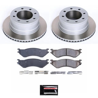 PowerStop Semi-Coated Rotor Kit (REAR): Dodge Ram 1500 (06-08) / Ram 2500 (03-08) / Ram 3500 (03-08)