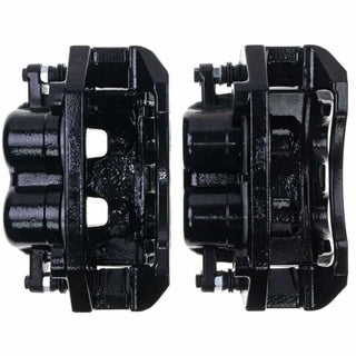 PowerStop Black Caliper (FRONT): Dodge Dakota (05-08) / Ram 1500 (06-08) w/ Bracket