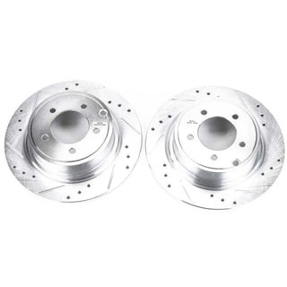 PowerStop Evolution Drilled & Slotted Rotors (REAR): Dodge Charger (06-10)