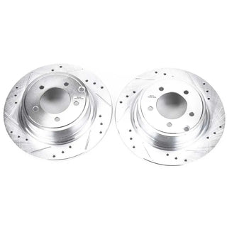 PowerStop Evolution Drilled & Slotted Rotors (REAR): Dodge Charger (06-10)