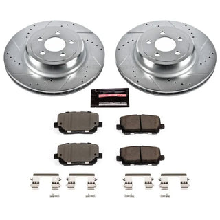 PowerStop Z23 Evolution Sport Brake Kit (REAR): Dodge Charger 2014 - 2023