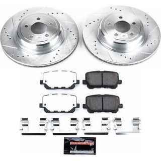 PowerStop Z26 Street Warrior Brake Kit (REAR): Dodge Charger 2014 - 2023