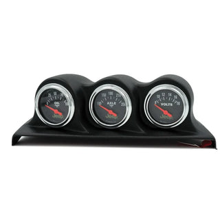 AutoMeter 3-Piece Gauge Kit: Fits Most Jeep Wrangler / Grand Cherokee Models (2005-2018)
