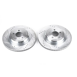 PowerStop Evolution Drilled & Slotted Rotors (REAR): Dodge Charger (06-23) / Magnum (06-08)