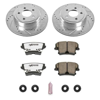 PowerStop Z26 Street Warrior Brake Kit (REAR): Chrysler 300 (05-23) / Dodge Challenger (09-23) / Charger (06-23) / Magnum (05-08)