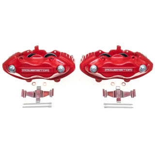 PowerStop Red Calipers (FRONT): Fits Chrysler / Dodge / Jeep (05-23) - Red