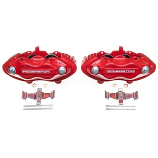 PowerStop Red Calipers (FRONT): Fits Chrysler / Dodge / Jeep (05-23) - Red