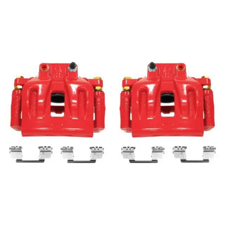 PowerStop Red Calipers (FRONT): Chrysler 300 (12-20) / Dodge Challenger (12-21) / Charger (12-21) w/ Bracket