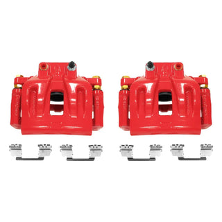 PowerStop Red Calipers (FRONT): Chrysler 300 (12-20) / Dodge Challenger (12-21) / Charger (12-21) w/ Bracket