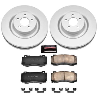 PowerStop Z17 Evolution Geomet Coated Brake Kit (FRONT) w/ Hardware: Fits Chrysler / Dodge (05-23)