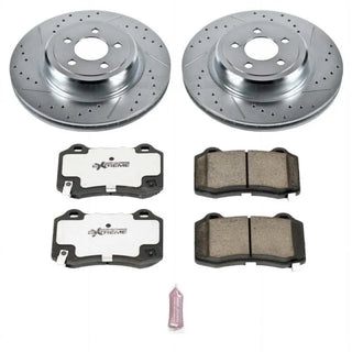 PowerStop Z26 Street Warrior Brake Kit (REAR): Chrysler 300 (05-23) / Dodge Challenger (08-23) / Charger (06-23) / Magnum (06-08)