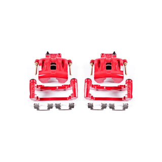 PowerStop Red Caliper (FRONT): Chrysler 300 (05-11) / Dodge Challenger (09-21) / Charger (06-11) / Magnum (05-08) w/ Bracket