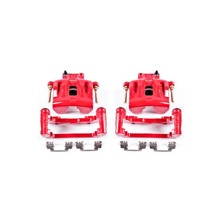 PowerStop Red Caliper (FRONT): Chrysler 300 (05-11) / Dodge Challenger (09-21) / Charger (06-11) / Magnum (05-08) w/ Bracket
