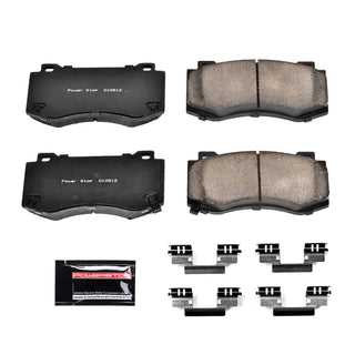 PowerStop Z23 Evolution Sport Brake Pads (FRONT): Fits Dodge / Chrysler / Jeep (05-23) w/ Hardware