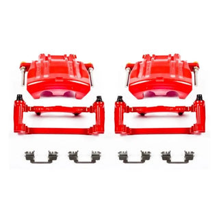 PowerStop Red Caliper (FRONT): Chrysler 300 (12-21) / Dodge Challenger (12-17) / Charger (12-16) w/ Brackets