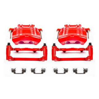 PowerStop Red Caliper (FRONT): Chrysler 300 (12-21) / Dodge Challenger (12-17) / Charger (12-16) w/ Brackets