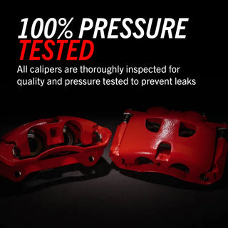 PowerStop Red Caliper (FRONT): Chrysler 300 (12-21) / Dodge Challenger (12-17) / Charger (12-16) w/ Brackets