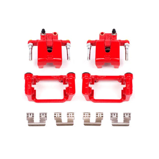 PowerStop Red Caliper (REAR): Chrysler 300 (05-21) / Dodge Challenger (09-18) / Charger (06-20) / Magnum (05-08) w/ Brackets