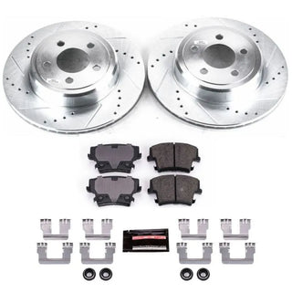 PowerStop Z23 Evolution Sport Brake Kit (REAR): Chrysler 300 (05-23) / Dodge Challenger (09-23) / Charger (06-23) / Magnum (05-08)