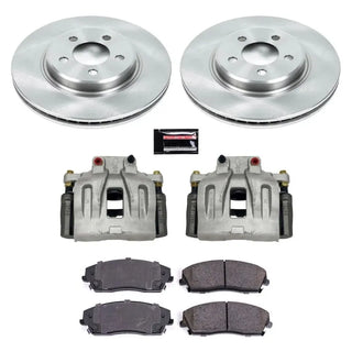 PowerStop Autospecialty Brake Kit (FRONT) w/ Calipers: Chrysler 300 / Dodge Challenger / Charger 2012 - 2021