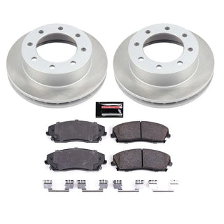 PowerStop Semi-Coated Rotor Kit (FRONT): Chrysler 300 (05-23) / Dodge Challenger (09-23) / Charger (06-23) / Magnum (05-08)