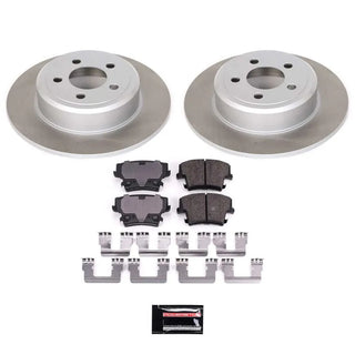 PowerStop Semi-Coated Rotor Kit (REAR): Chrysler 300 (05-23) / Dodge Challenger (09-23) / Charger (06-23) / Magnum (05-08)