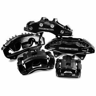 PowerStop Black Caliper (FRONT): Fits Chrysler / Dodge (11-24) w/ Bracket