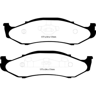 EBC High Rotors and Front Brake Pads: Jeep Grand Cherokee (97-98) / Wrangler (97-06)