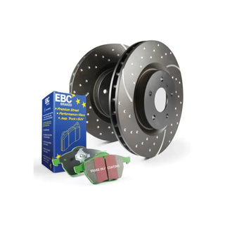 EBC S3 Kits Greenstuff Pads and GD Rotors (FRONT): Jeep Wrangler 1998 - 2006