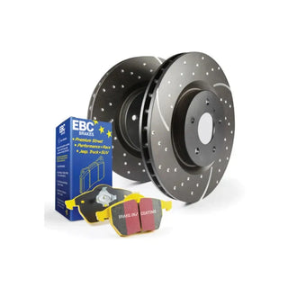 EBC S5 Brake Pads & Rotors Kit (FRONT): Jeep Wrangler JK 2012 - 2018