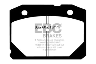 EBC Ultimax Rear Brake Pads: Jeep Wrangler 2.0L Turbo 2018 - 2025