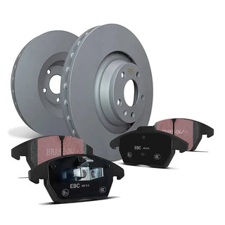 EBC S20 Brake Pads & Rotors Kit (FRONT & REAR): Jeep Wrangler JL 2018 - 2025 (w/ 13.5" Rear Rotors)