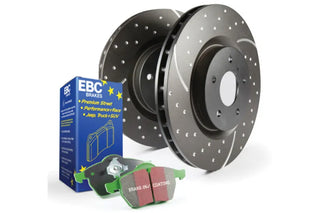 EBC S3 Kits Greenstuff Pads and GD Rotors (REAR): Jeep Grand Cherokee 1993 - 1994