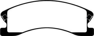 EBC Yellowstuff Front Brake Pads: Jeep Grand Cherokee 4.0 (AKE) 1999 - 2004